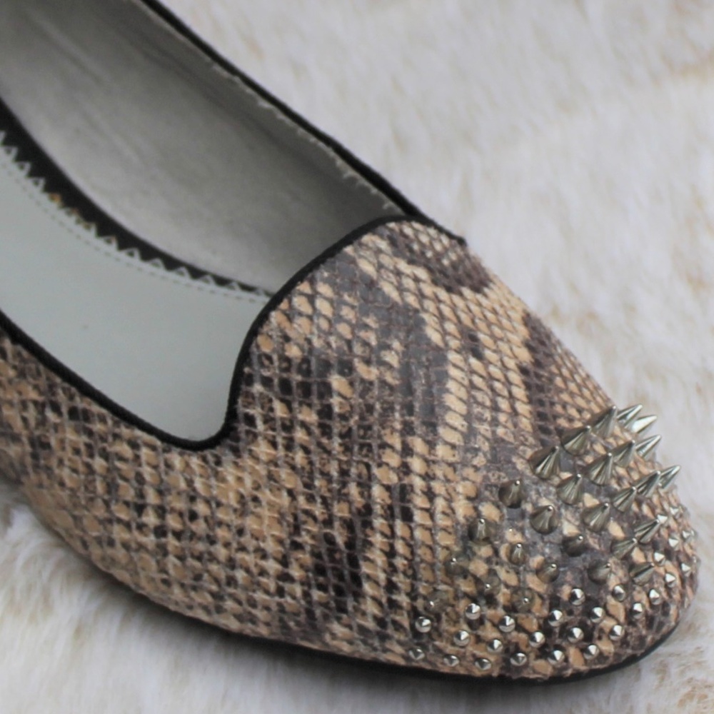 Sam Edelman Circus Python Print Leather Flat 8 - image 2
